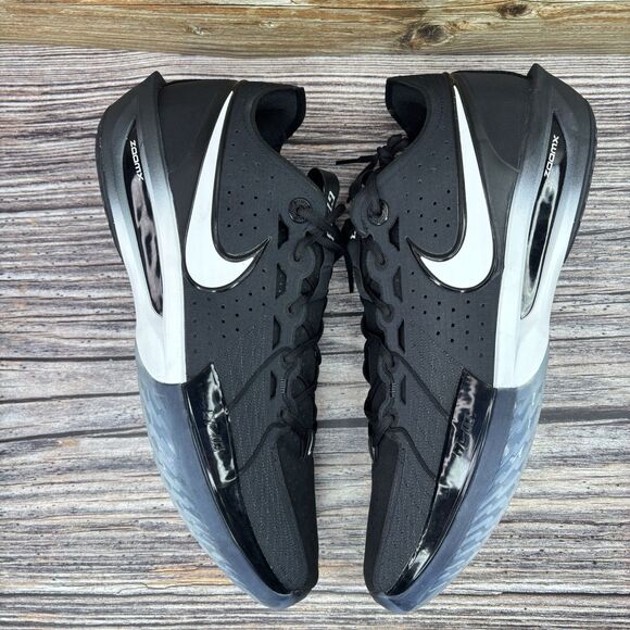 Mens Size 19 Nike ZoomX GT Cut 3 Black White Basketball Shoes DV2913-004 main image 7